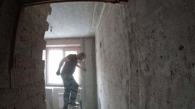 Ремонт двушки. ч.5 Делаю проем в межкомнатной стене.