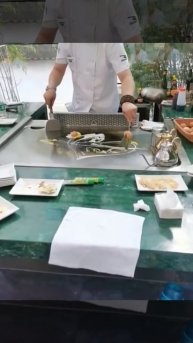 D142THAQJuk - Lifestyle Beautiful Train Teppanyaki street food,restaurant,BBQ,Pub street#Short#Short