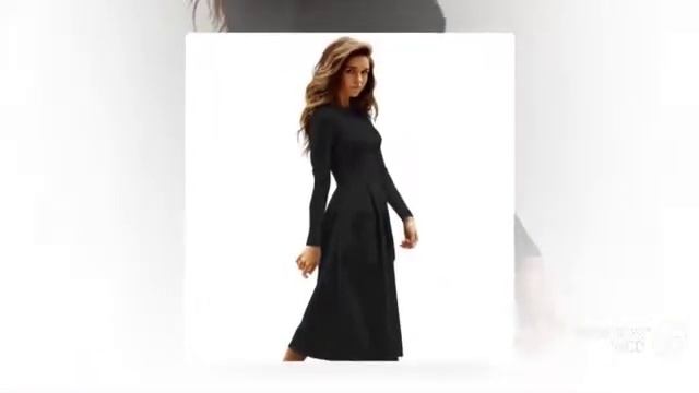 Покупка Одежды с AliExpress - Кокетливое классическое платье с Алиэкспресс