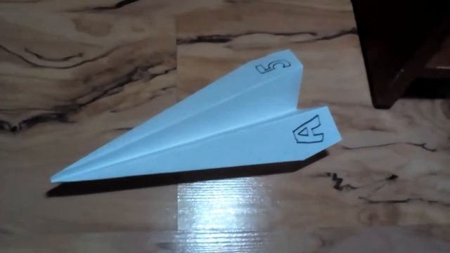 Самолет из бумаги А5