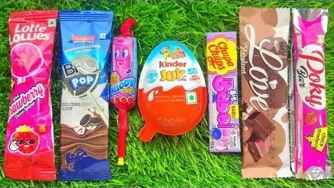 Топ-5 самых вкусных видео ASMR-Видео распаковки шоколадных леденцов и мармеладных конфет ASMR-видео