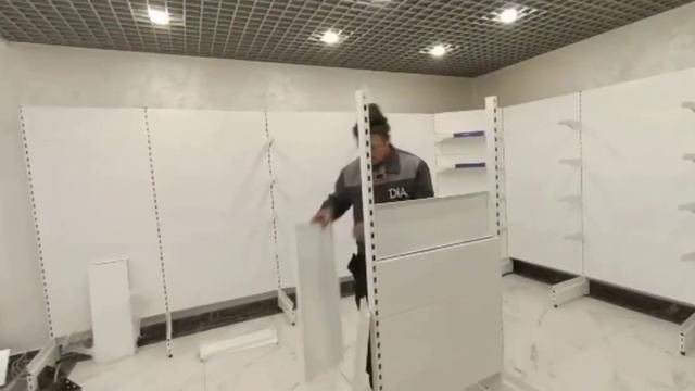 Торговое оборудование, металлические стеллажи, Казах?