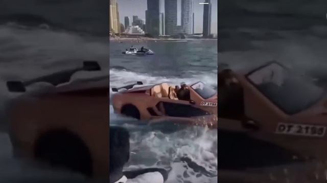 По воде, как по асфальту!