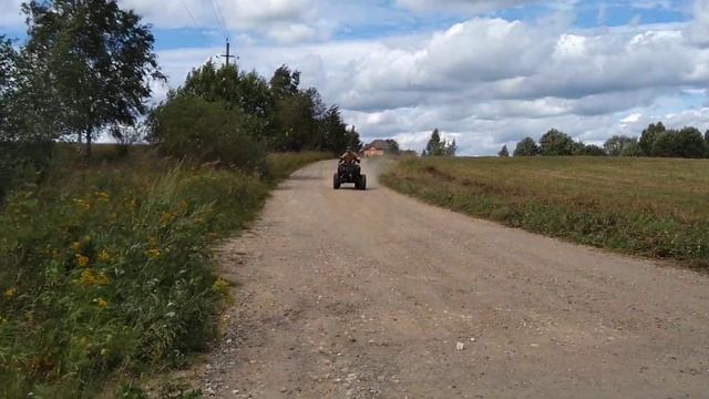 Маленький тест электроквадроцикла  Вездеход-03, 4х4