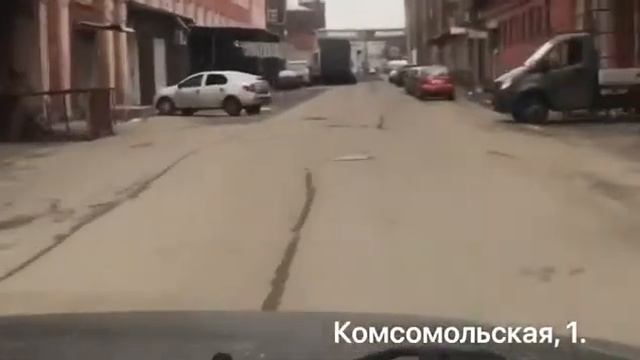 Благовест2000. Заезд с улицы Комсомольской, д.1