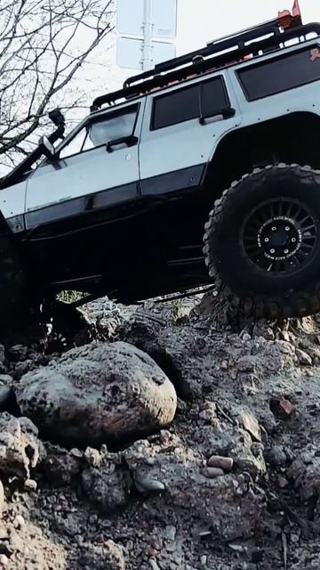 RC Jeep Cherokee XJ Hobbywing Fusion SE #rctrophy #rcoffroad