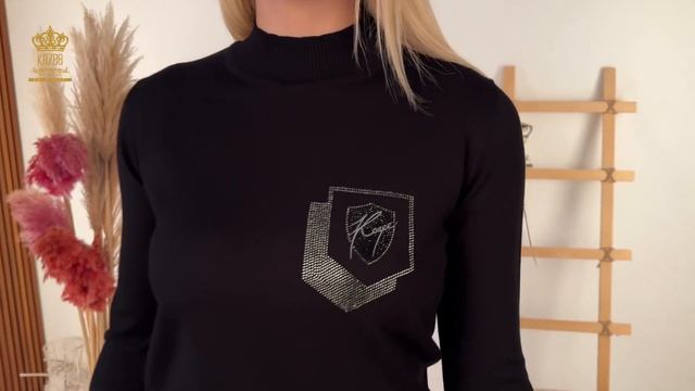 Kazee Pocket детализированный трикотаж с камнями оптом - Ка?
