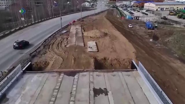 Начат второй этап строительно-монтажных работ на путепроводе в Верхнем Чове столицы Коми