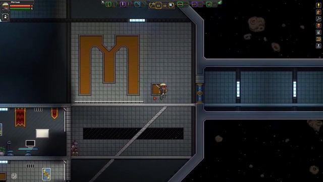 Starbound v.1.3 - Как создать свою космическую станцию - S.B.M. Protectorate