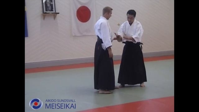 14 Aikido Gyaku Hanmi Tainotenkanho Shishiya Sensei Sandviken 2003