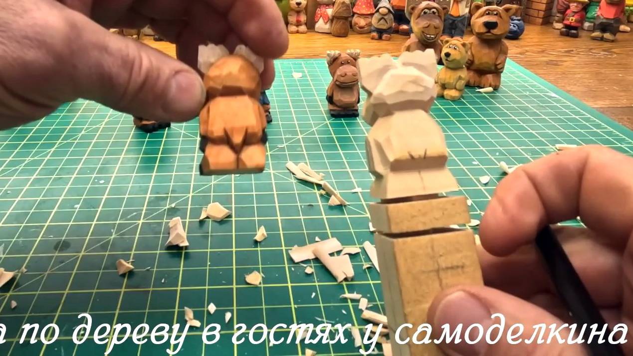 Фигурки из дерева - лось своими руками