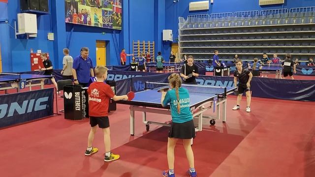 Игра 1.Оренбург ПФО до 14 лет. Смешанные пары 2025 #tabletennis #?