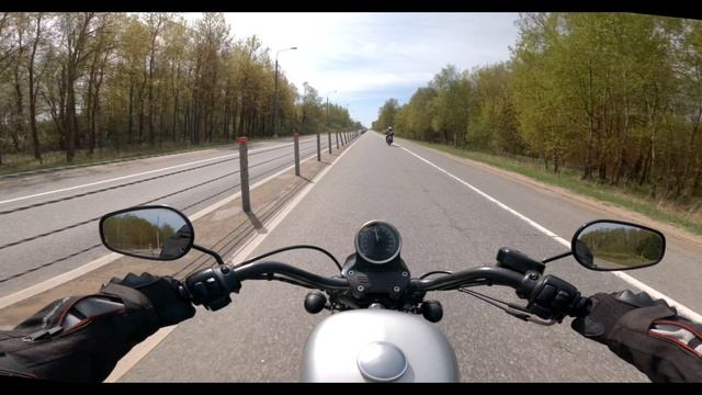 Harley-Davidson Sportster XL1200N Прохват Москва - Таруса Часть 3