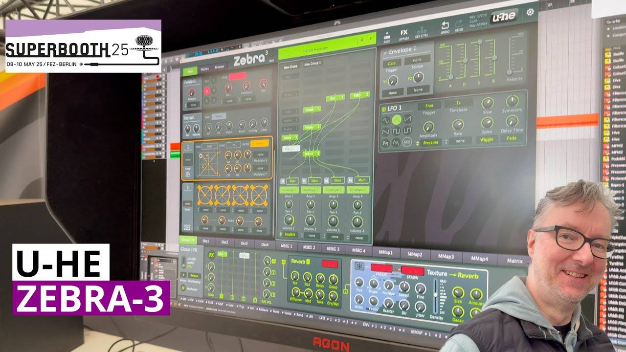 U-he Zebra 3: First Look with Urs | Superbooth 2025