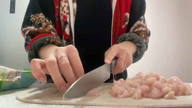 Готовлю курицу к запеканию!