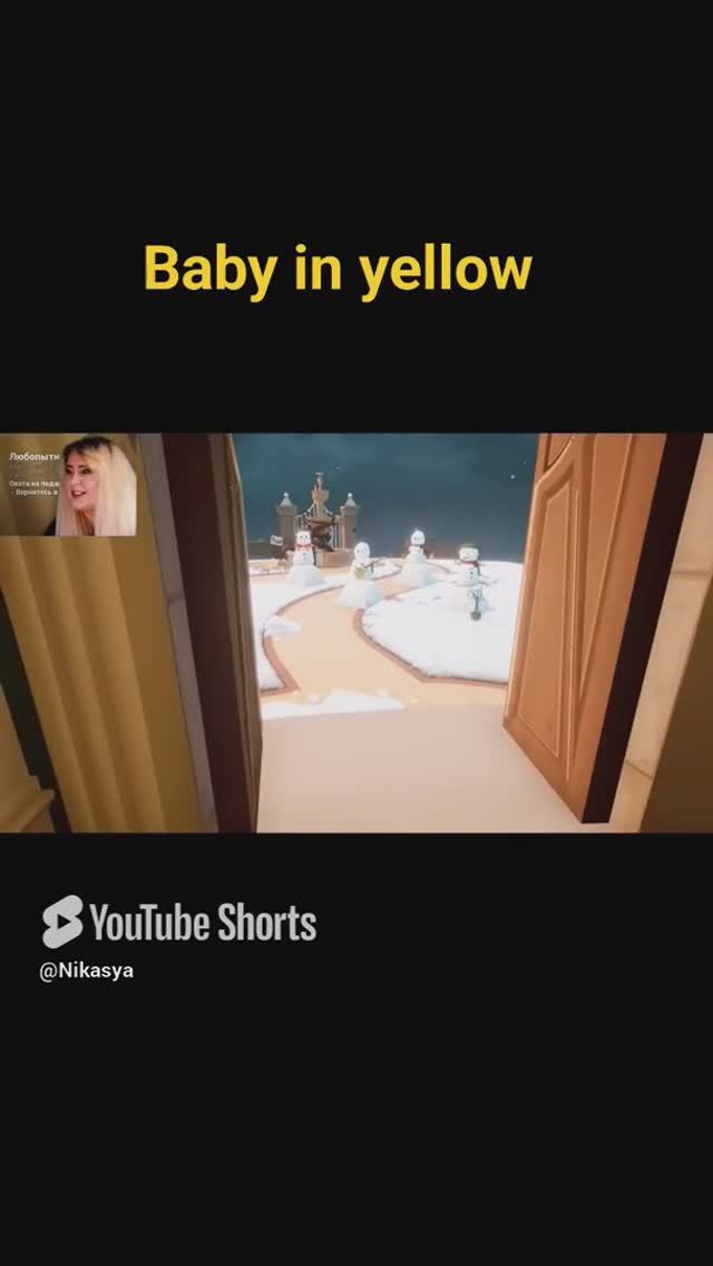 создаем мем) очередная нарезка по The Baby in yellow в рождество) #babyinyellow #christmas