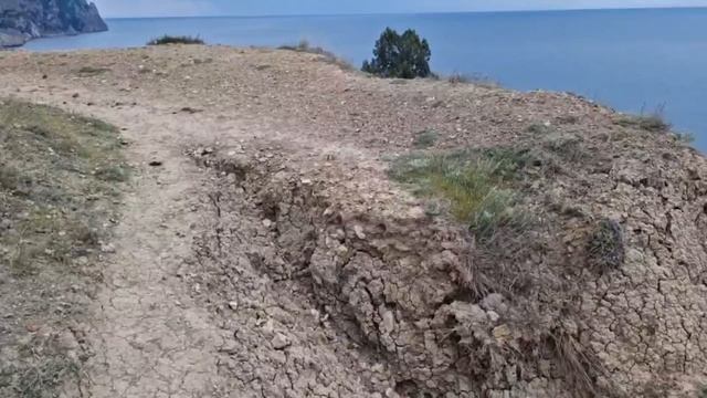 Размыв тропы между Серебряным и  Золотым пляжем. Балаклава
