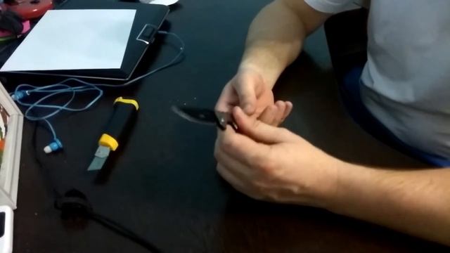 посылка с алиэкспресс. маленький складной нож.