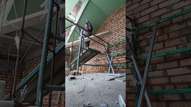 Как обшить Лестницу #ремонт #квартиры #отделка #нск54 #о?