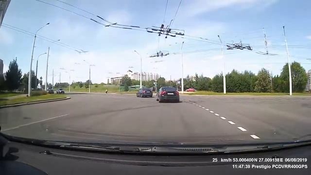 Видеорегистратор Prestigio RoadRunner 400GPS. Дневная съемка