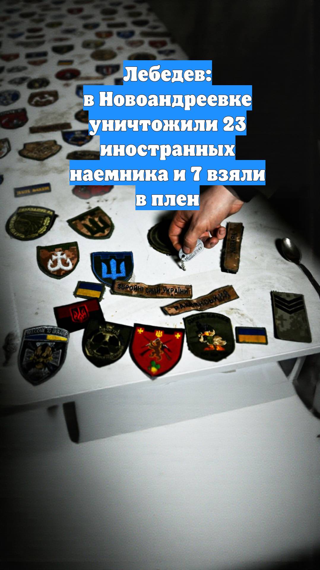Лебедев: в Новоандреевке уничтожили 23 иностранных наемника и 7 взяли в плен