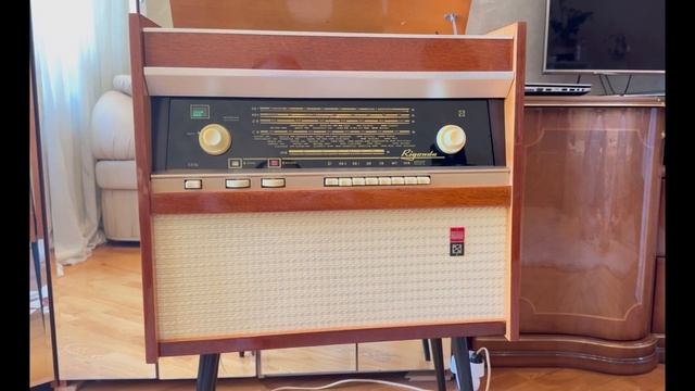 Радиола RIGONDA (Ригонда) ’1968/КОМПЛЕКСНЫЙ ТЕСТ // Vinyl/Bluetooth/
