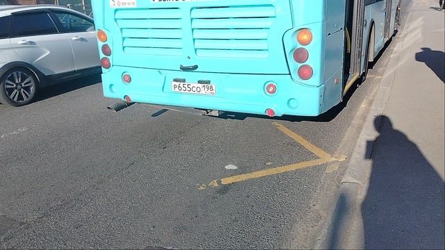 19 мая 2025 г. Автобус 241 маршрут Волгабас 5270.G4 7107 Предпортовая Улица
