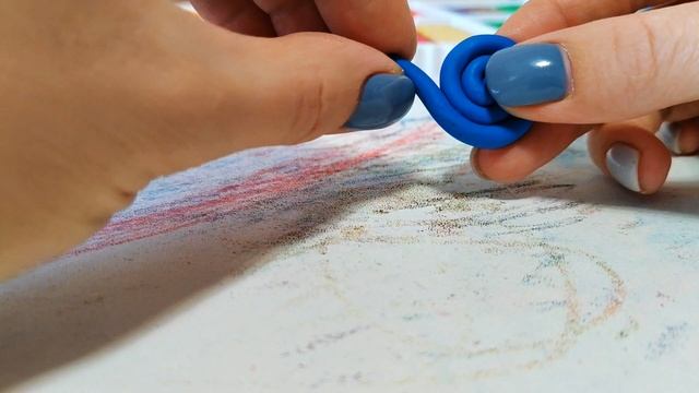 Как спепить улитку из пластилина