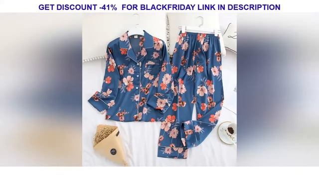 Sale Пижама Lisacmvpnel с длинным рукавом осенние брюки из ви?