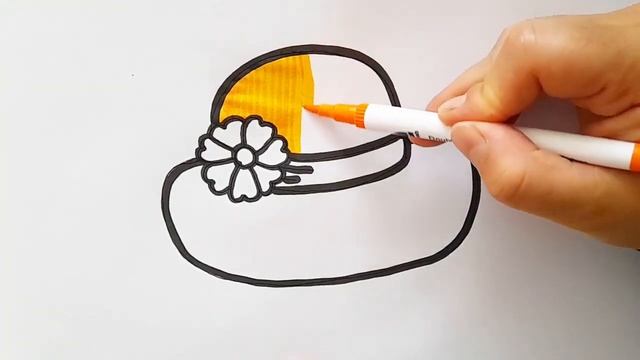 Drawing Hat for children / Рисование Шапка для детей.