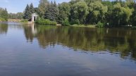 пруд в Приморском парке победы Санкт-Петербург
