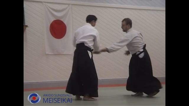 22 Aikido Gyaku Hanmi Tainotenkanho Shishiya Sensei Sandviken 2003