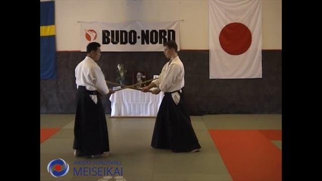 23 Aikido Ken Tai Ken Shomen Uchi Nikyo Shishiya Sensei Sundsvall, 2002