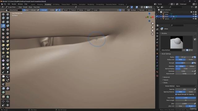 212- Capturing and sculpting fine details with Multires modifier
