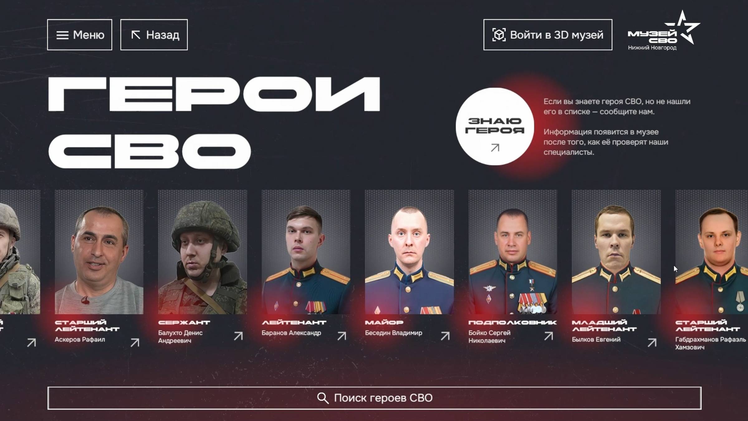 Музей СВО НН