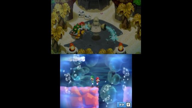 Mario & Luigi Bowser's Inside Story #6 — Подводный Мир Внутри {3DS} прохождение часть