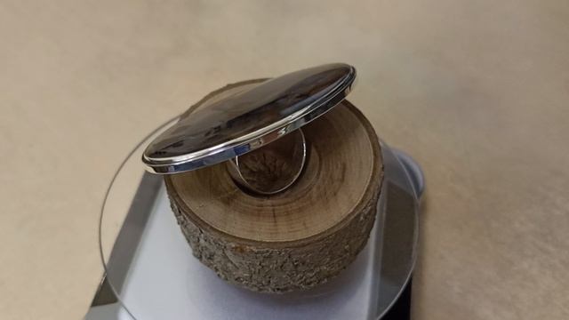 Серебряное кольцо с ДЕНДРОАГАТОМ. левин павел серебро.