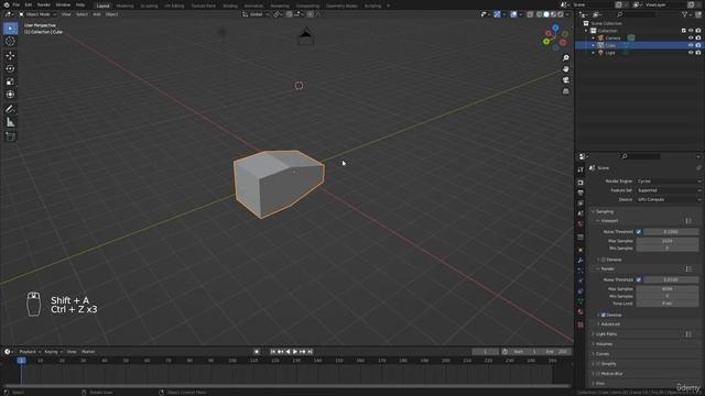 36- Edit mode tools 1. Extrude. Bevel. Inset faces. Loopcut