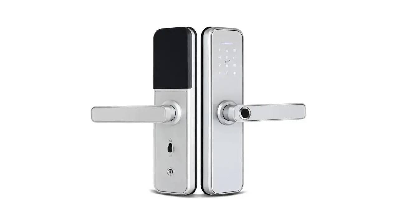 Умный биометрический Wi-Fi замок на входную дверь HDcom SL-801L Tuya-WiFi