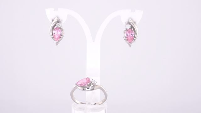Комплект: Серьги арт.33816890Д2 и Кольцо арт.23816890Д2