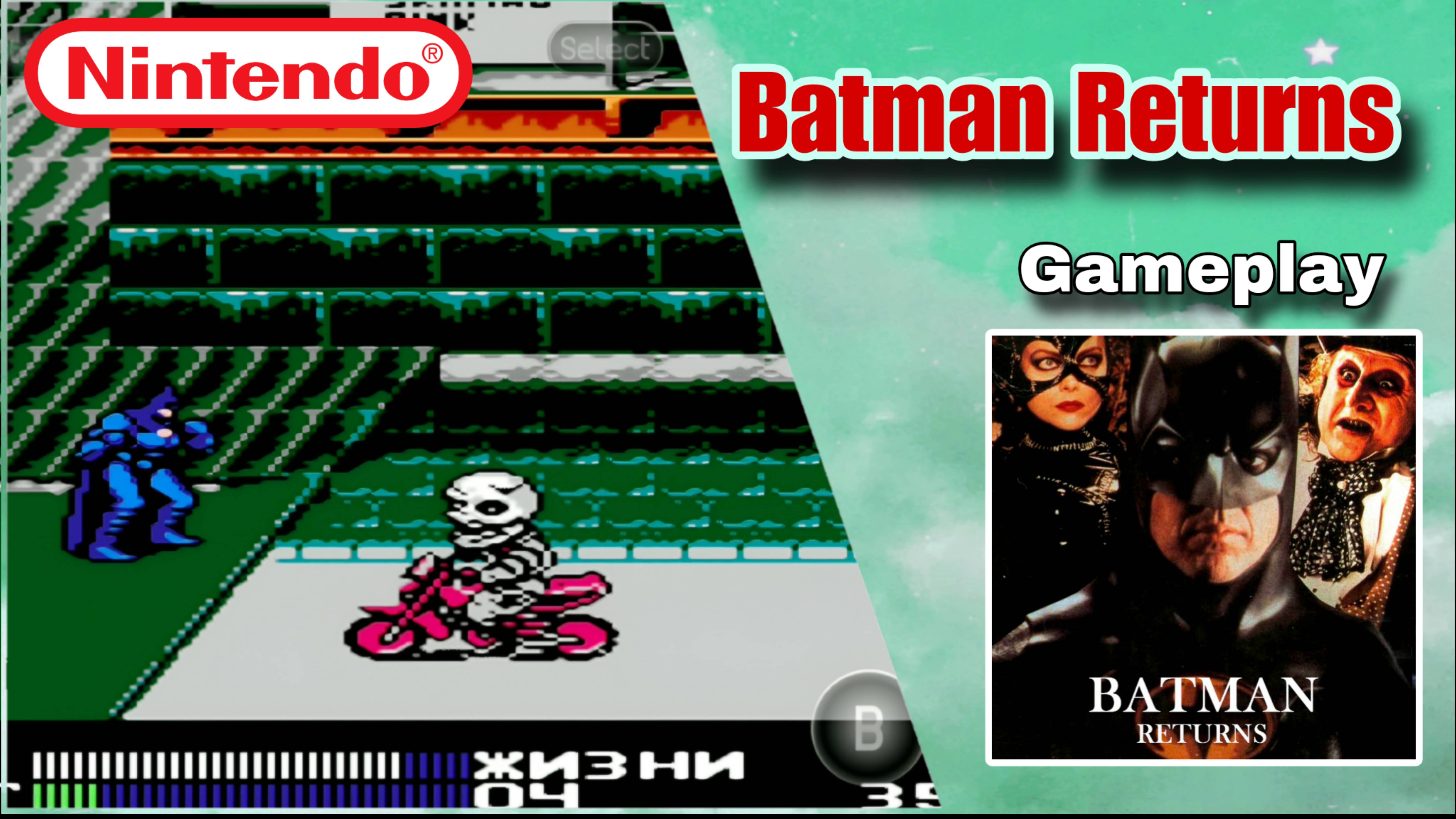 [NES] BATMAN RETURNS (NES Gameplay)