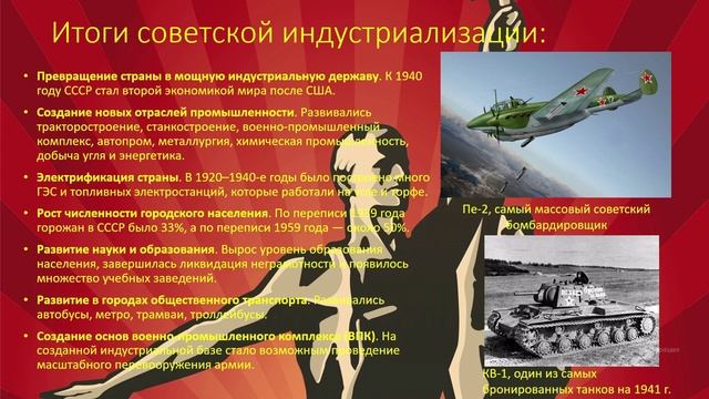 Индустриализация и коллективизация в СССР 1920-1930-е гг.