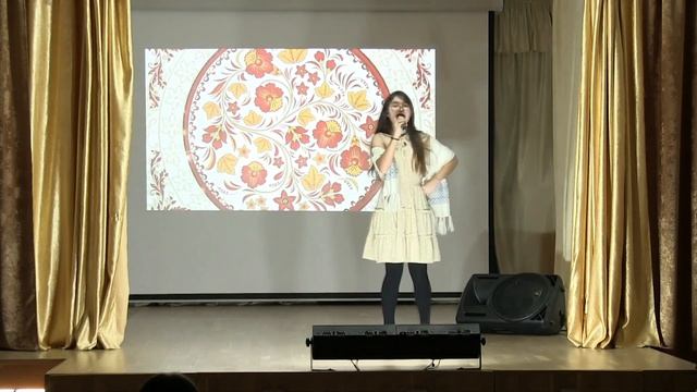 Подлевских Карина - "Валенки" (русская народная песня)