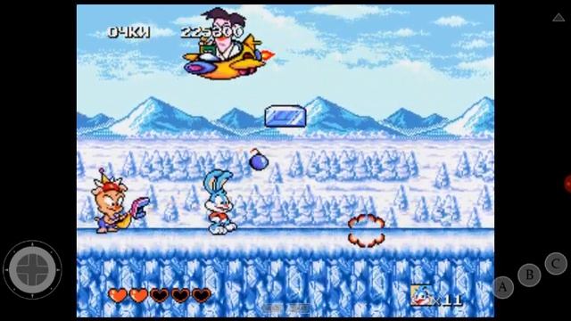 Прохождение Tiny Toon Adventures Busters Hidden Treasure (Sega) 6 часть- хардкор не то слово