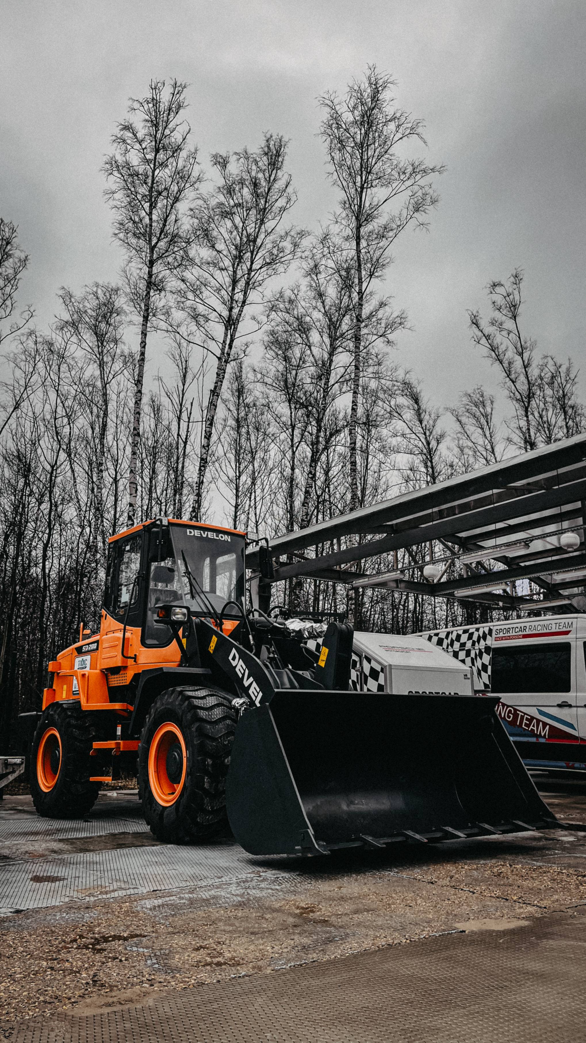 Фронтальный погрузчик Develon SD200 #doosan  #спецтехника