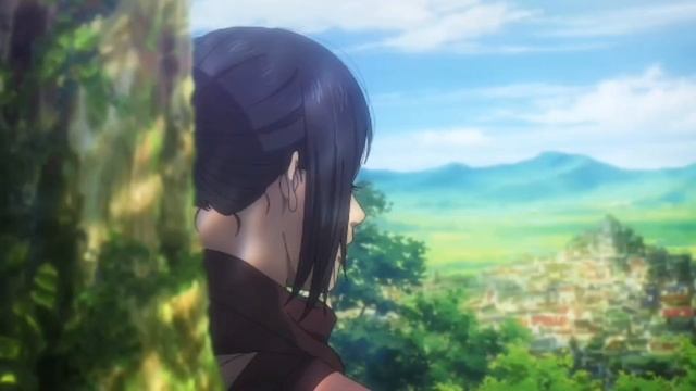 Take off that scarf and throw it away, Mikasa // Сними этот шарф и выбрось е?