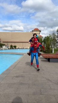 Spiderman and his team#shorts