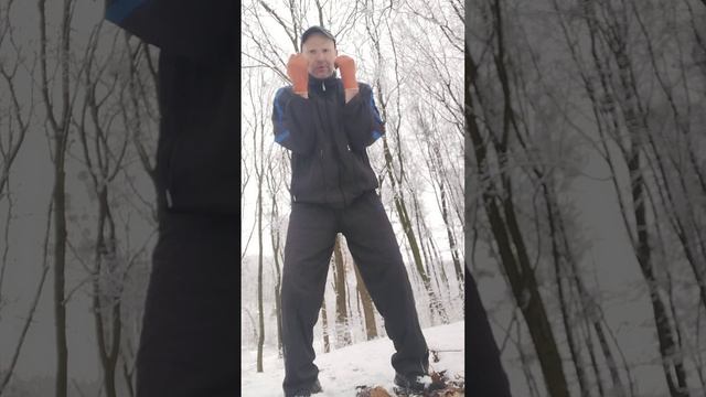 Фронтальная стойка в боксе: на месте без передвижений