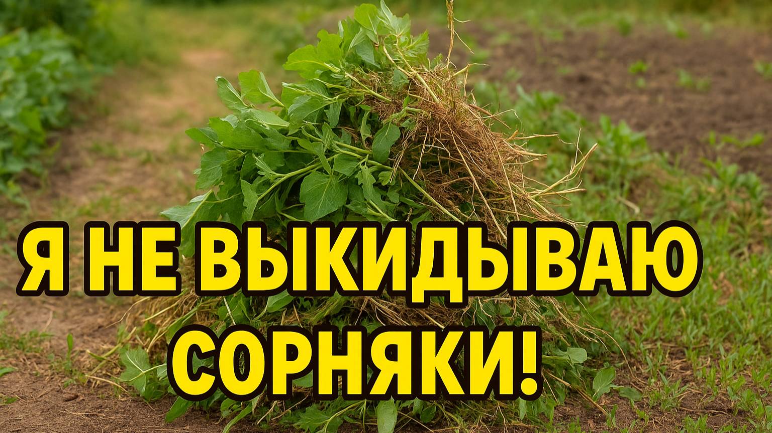 Прополка с пользой! Куда деть выдранные сорняки