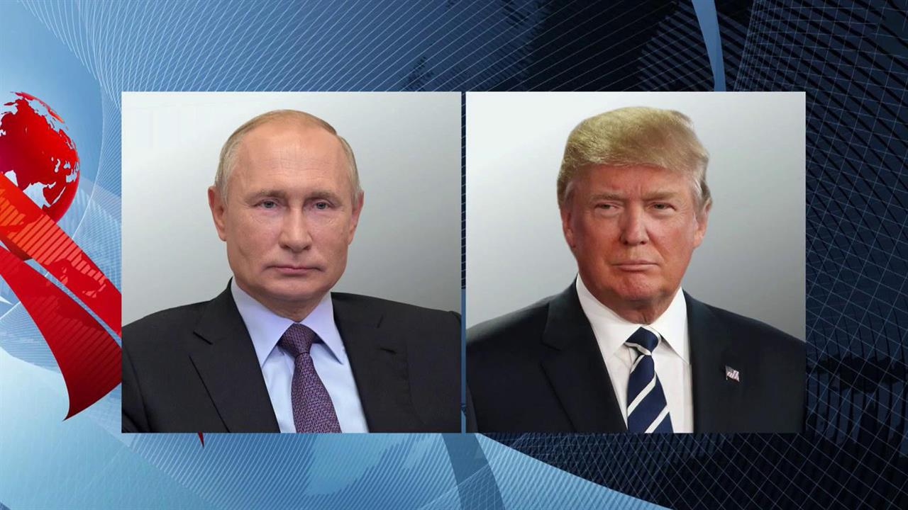 Через два часа должен начаться телефонный разговор Владимира Путина и Дональда Трампа